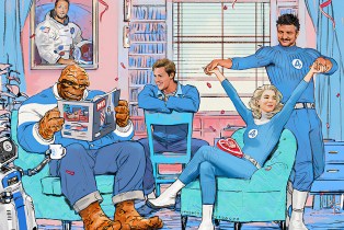 Fantastic Four cast illustration by Wesley Burt