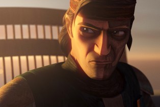 Hunter in a scene from "STAR WARS: THE BAD BATCH", season 3 exclusively on Disney+. © 2024 Lucasfilm Ltd. & ™. All Rights Reserved.